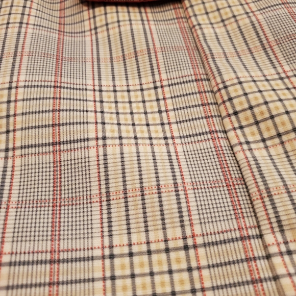 LIVERPOOL Los Angeles Gray White Glen Plaid Knit Open Front Boyfriend Blazer M - Picture 7 of 12